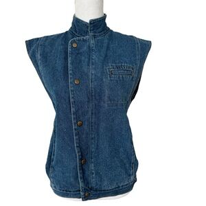 Vintage Organically Grown Denim Vest - Size M